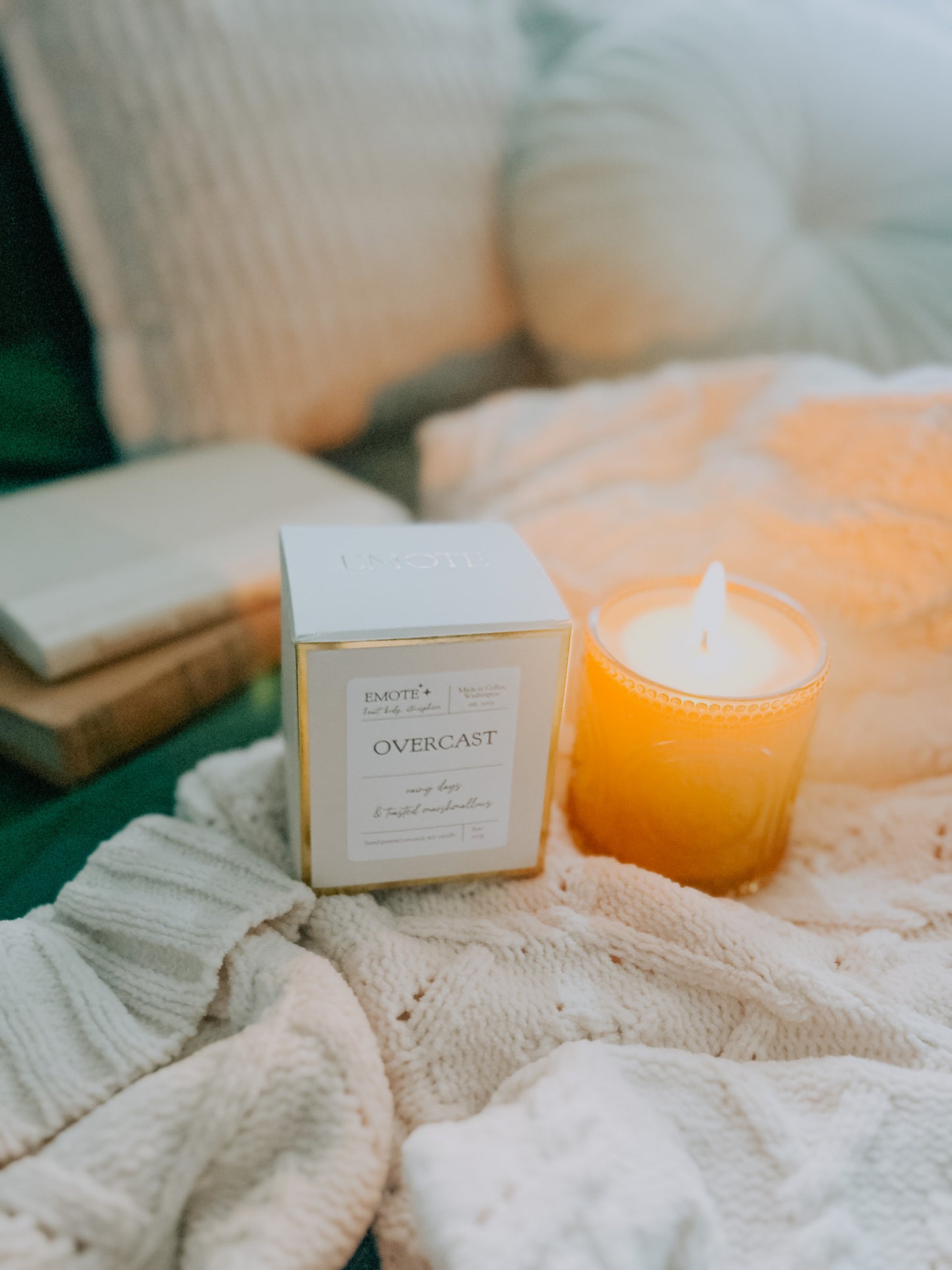 overcast 8 oz soy candle