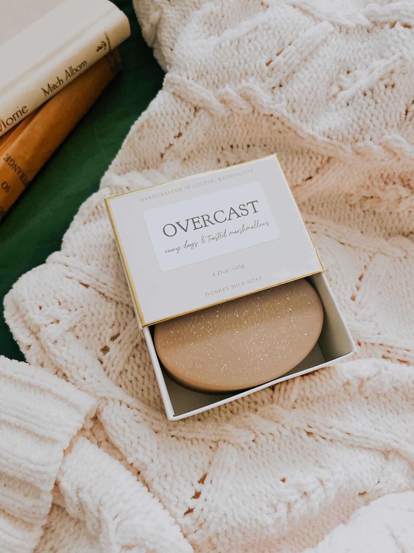 overcast donkey milk soap