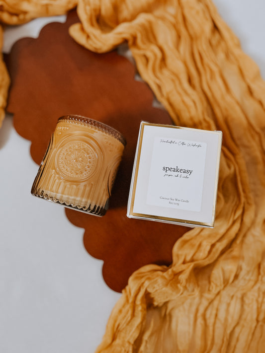 speakeasy 8 oz soy candle