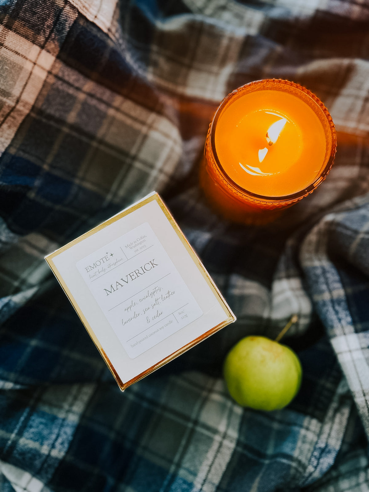 maverick 8 oz soy candle
