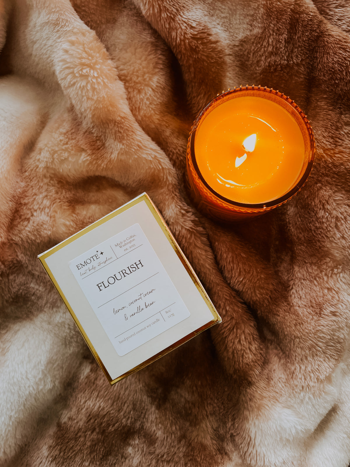 flourish 8 oz soy candle