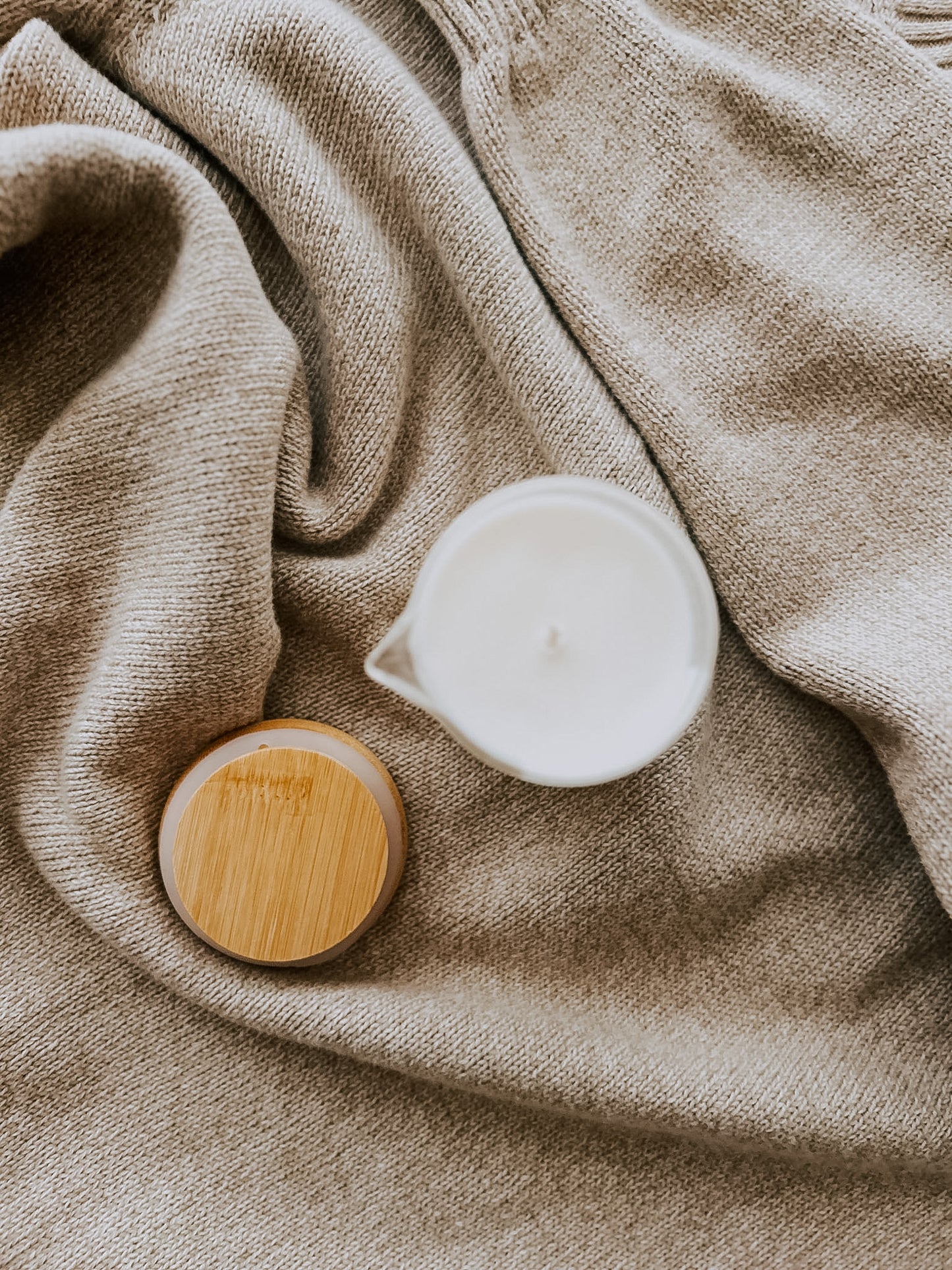 burnt salted caramel body candle