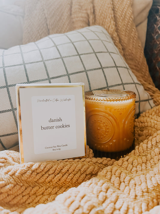 danish butter cookies 8 oz candle