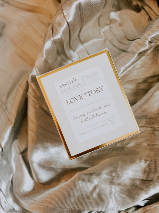 love story 8 oz soy candle