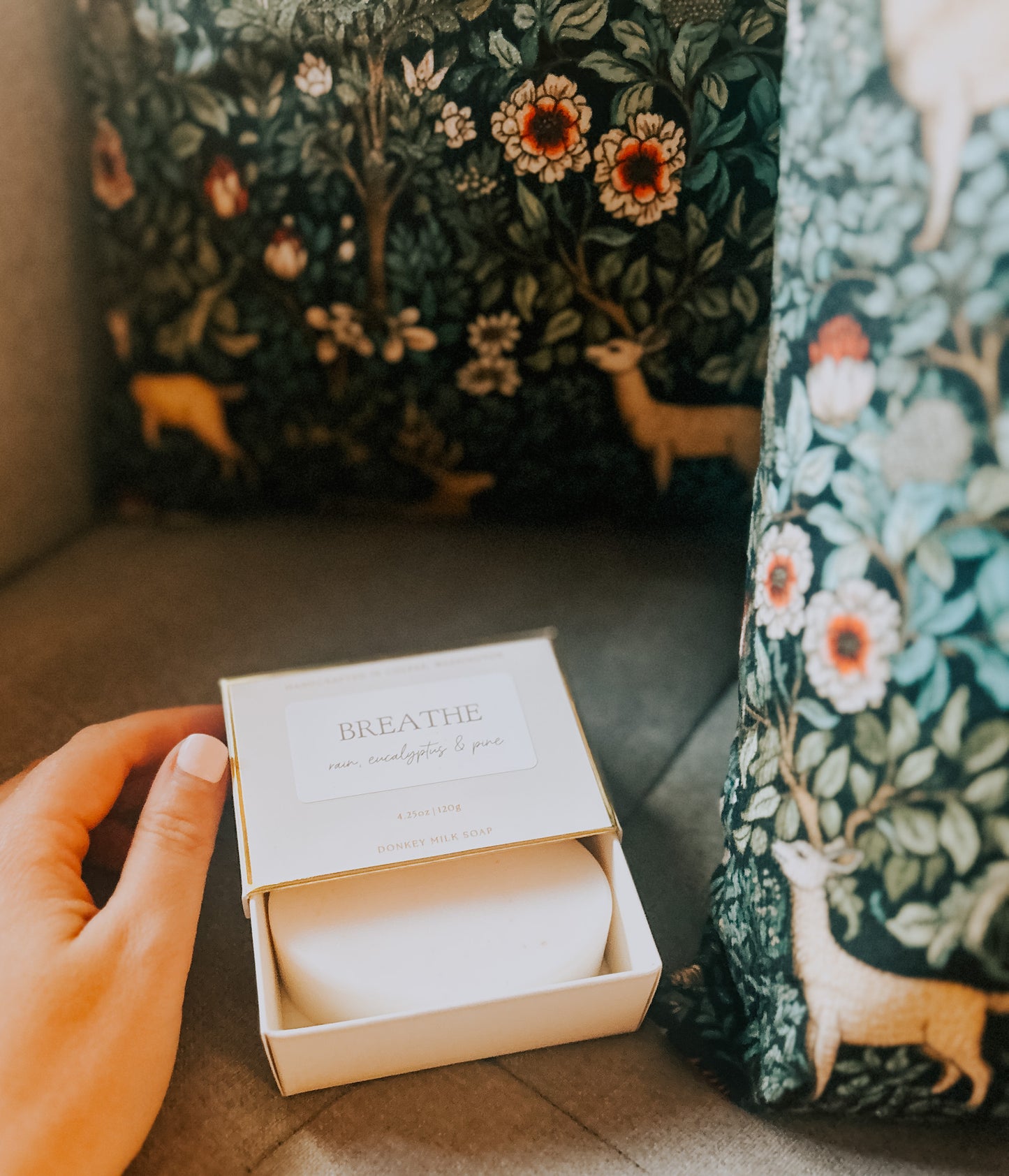 breathe donkey milk bar soap