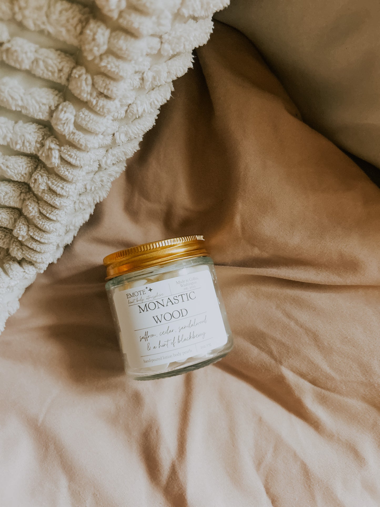 monastic wood lotion pearls