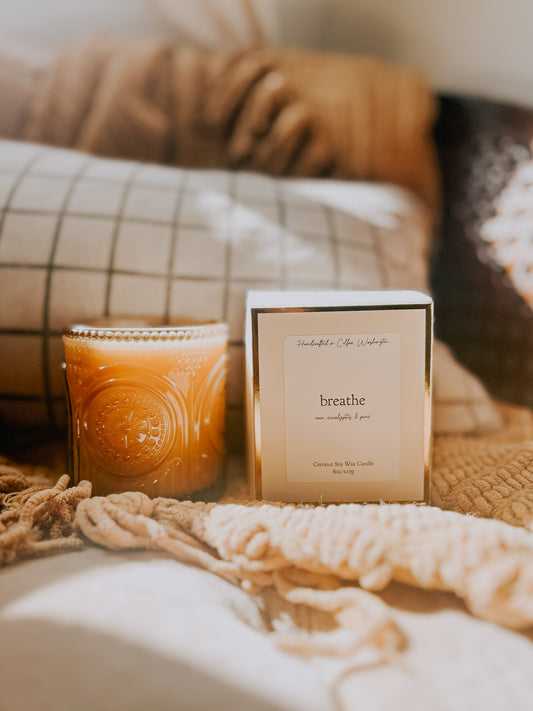 breathe 8 oz soy candle