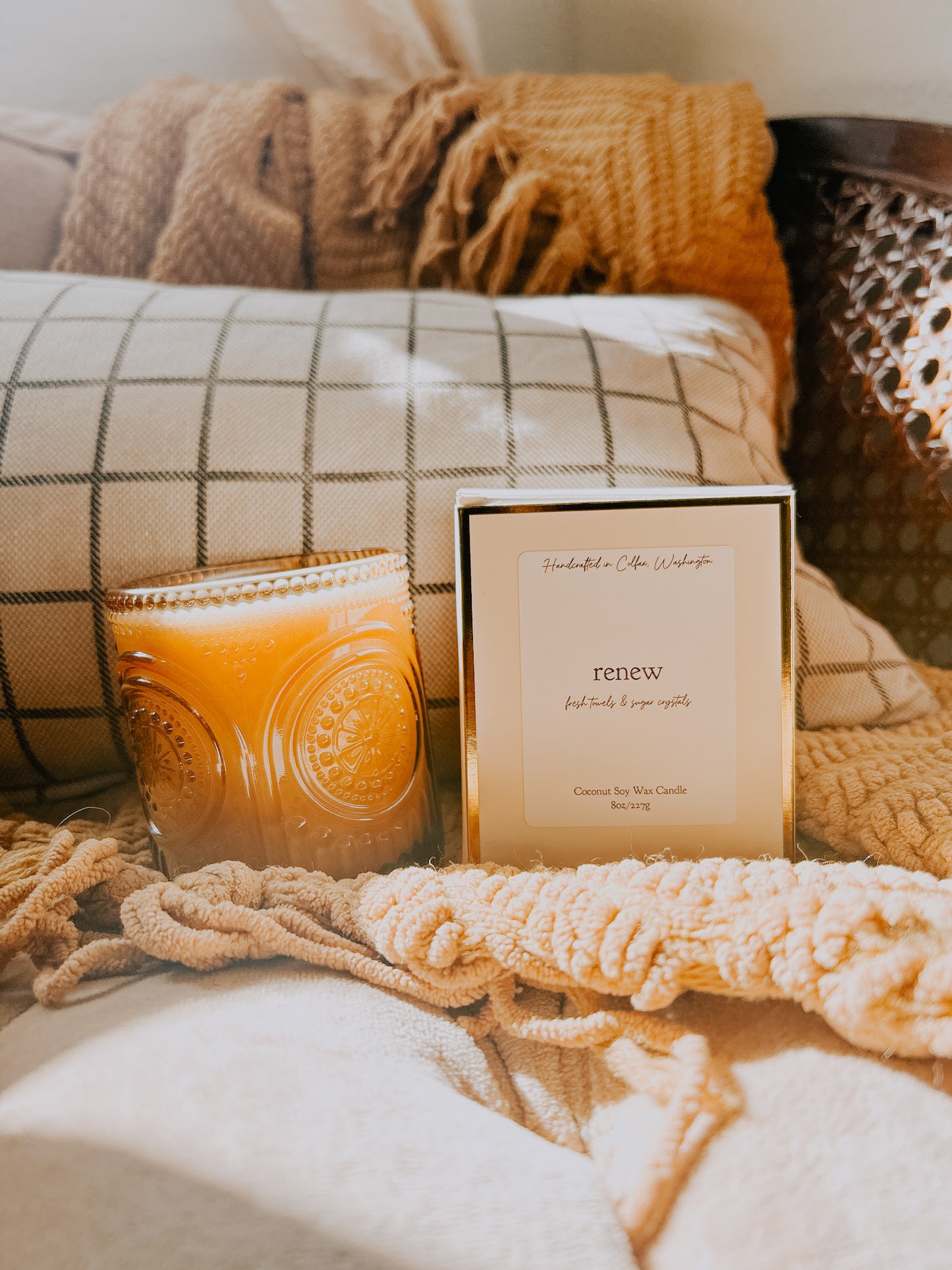 renew 8 oz soy candle