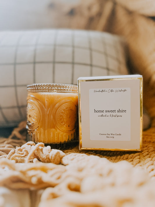 home sweet shire 8 oz soy candle