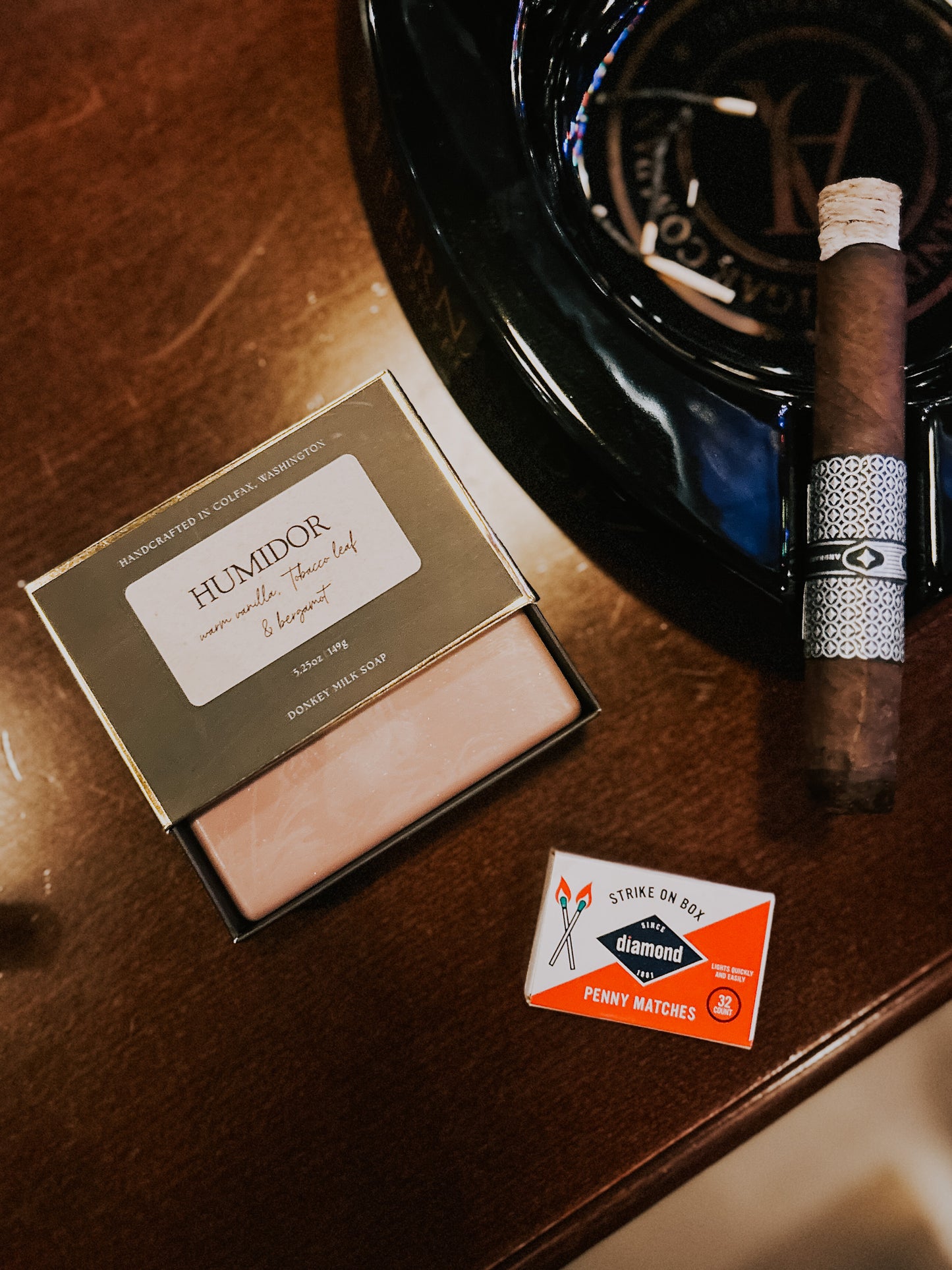 humidor donkey milk soap bar