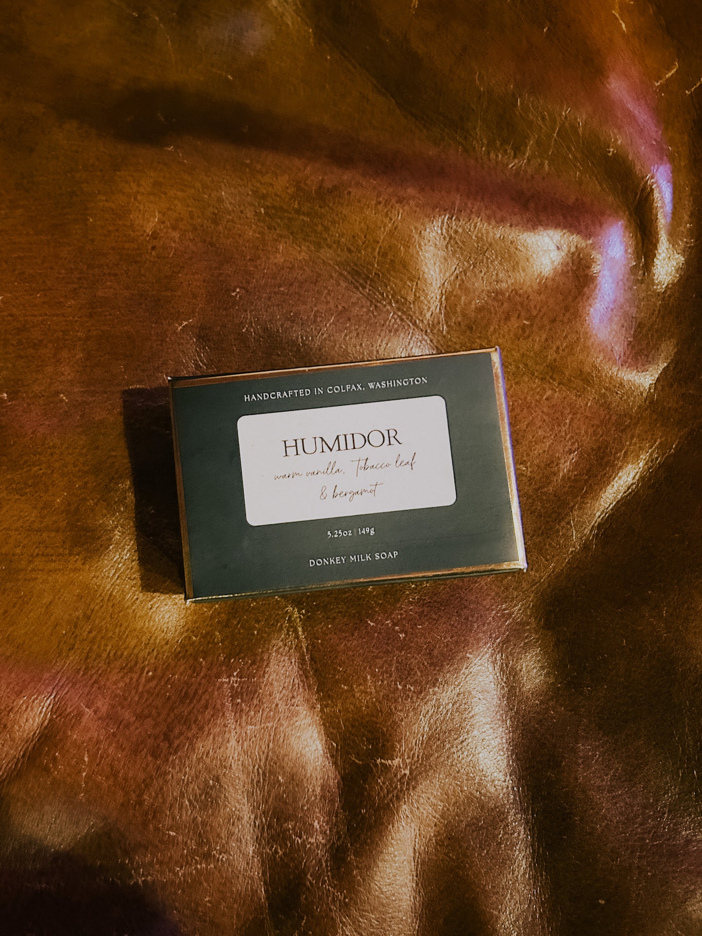 humidor donkey milk soap bar