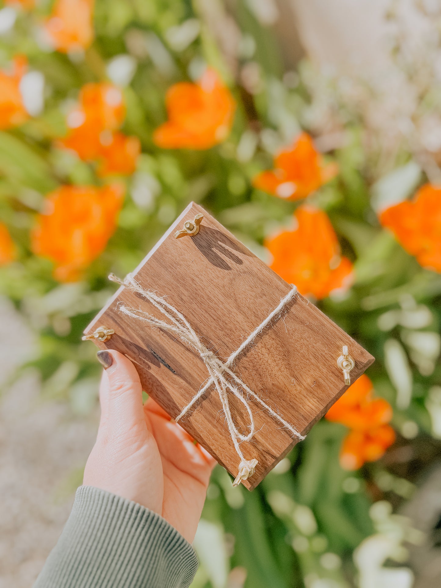 wooden flower press