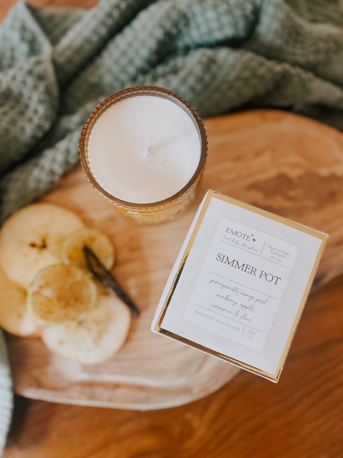 simmer pot 8 oz soy candle