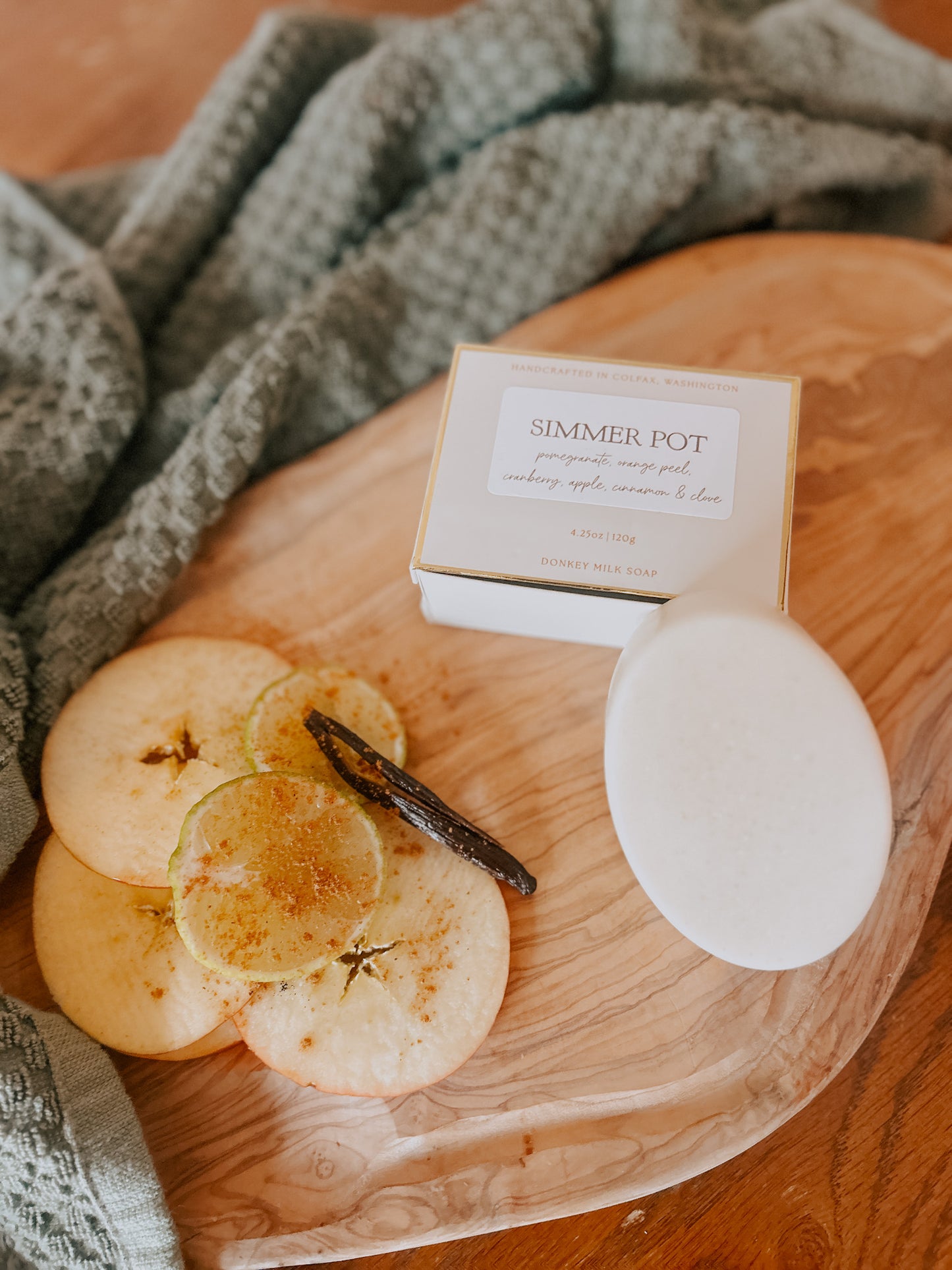 simmer pot donkey milk soap