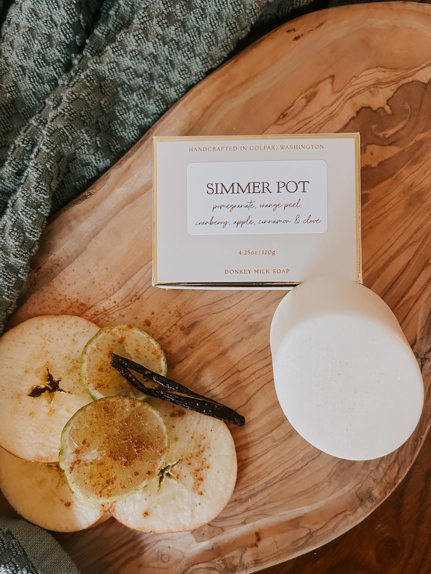 simmer pot donkey milk soap