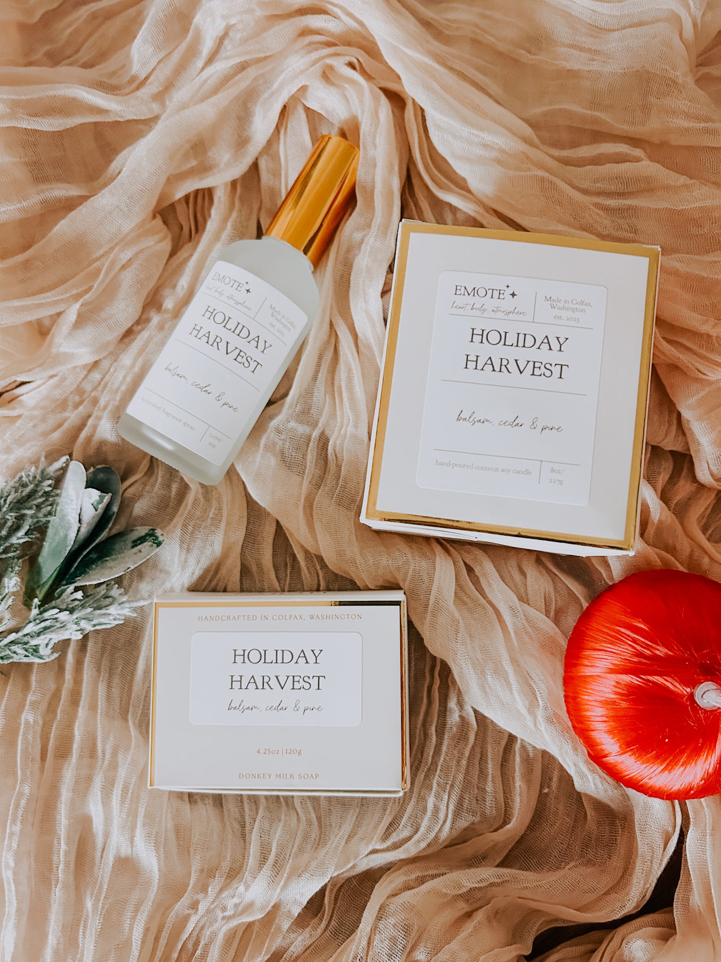 holiday harvest donkey milk soap bar