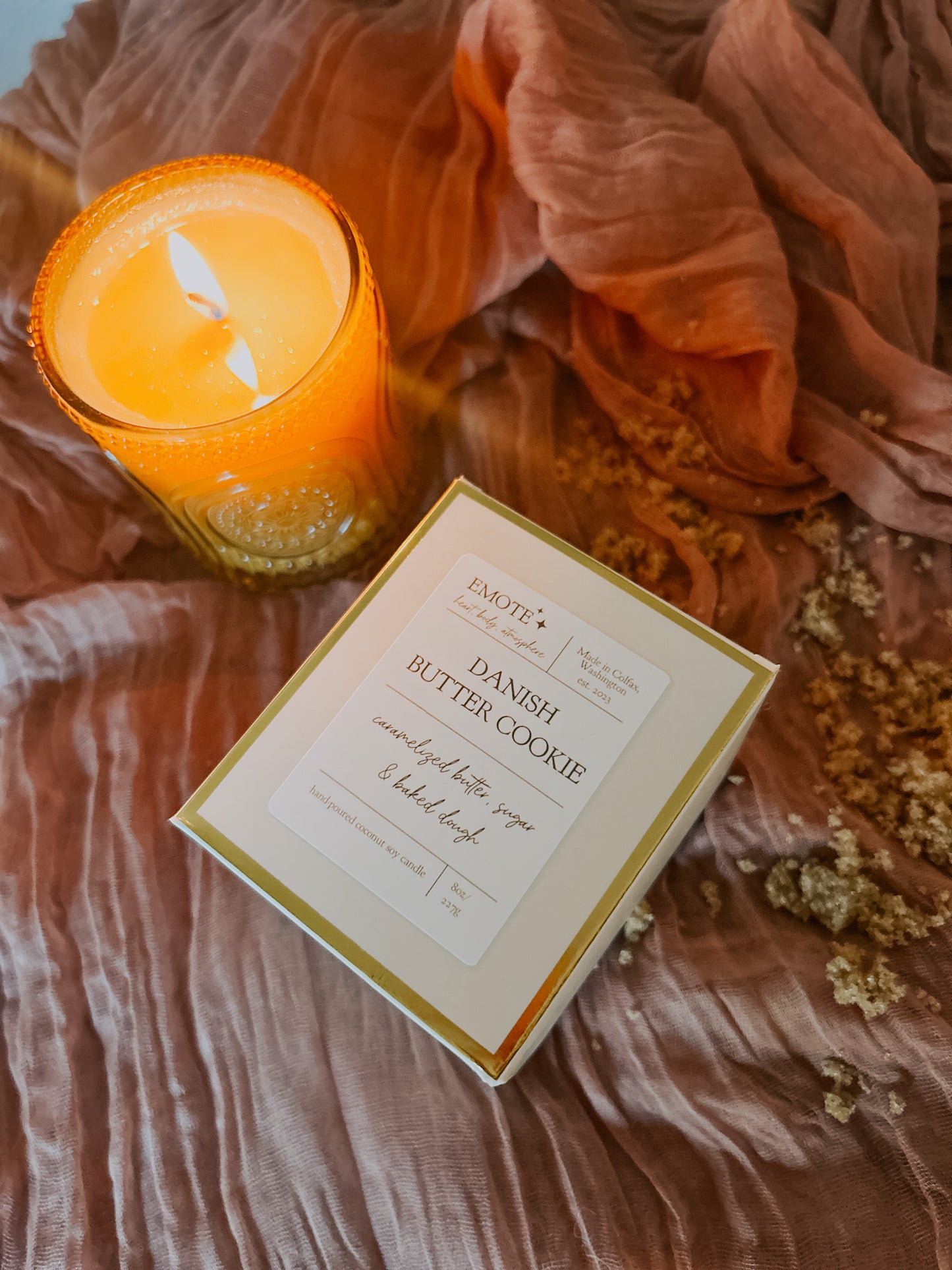 danish butter cookies 8 oz candle