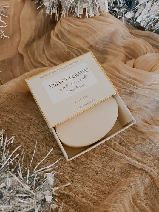 energy cleanse donkey milk soap