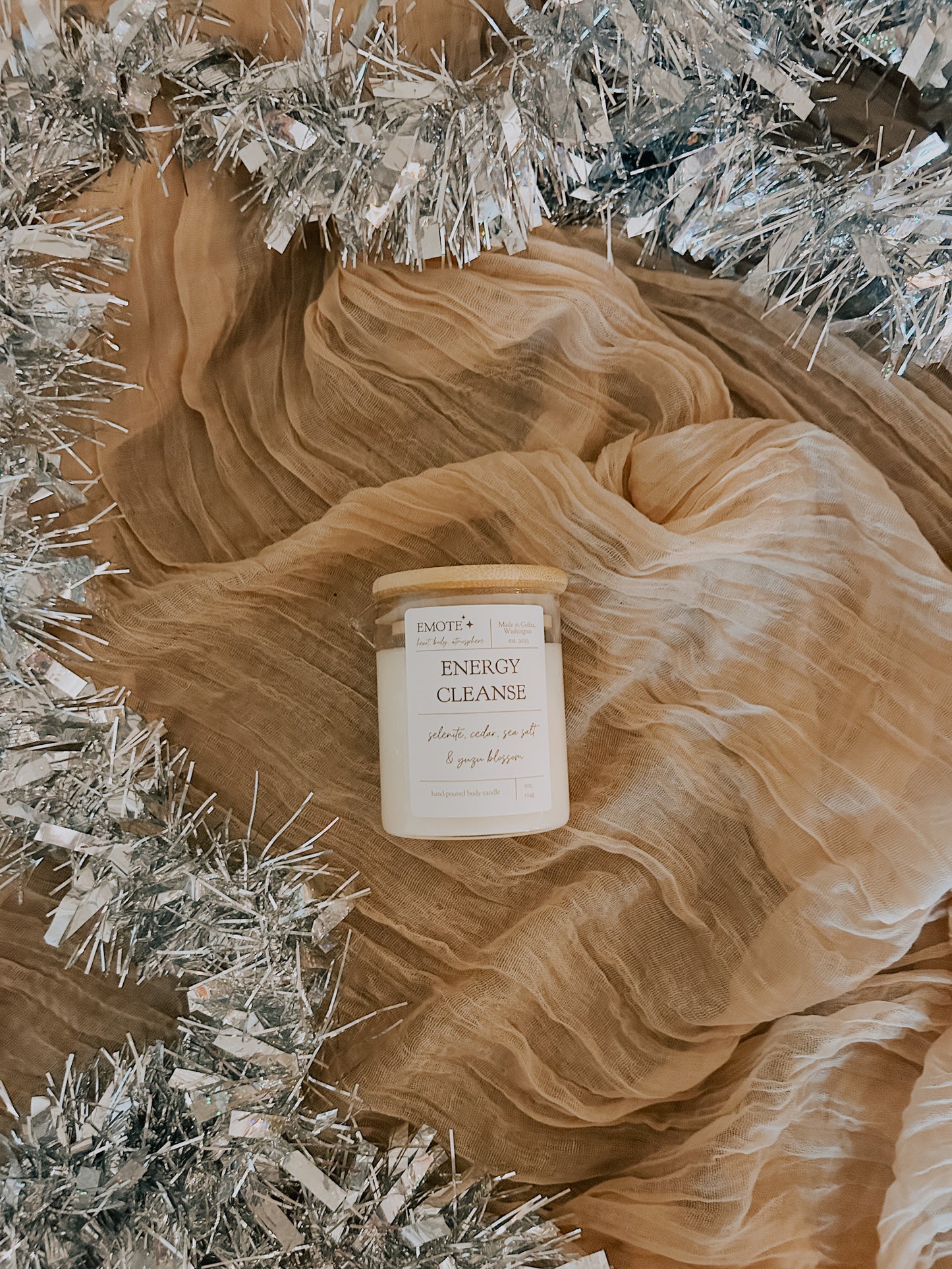 energy cleanse body candle