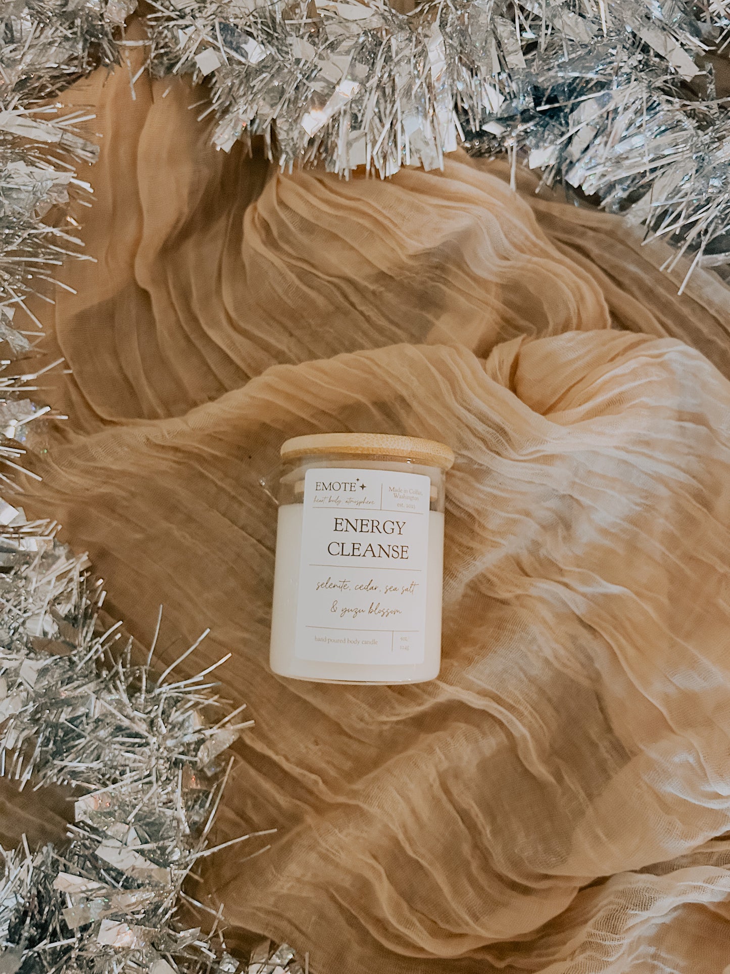 energy cleanse body candle