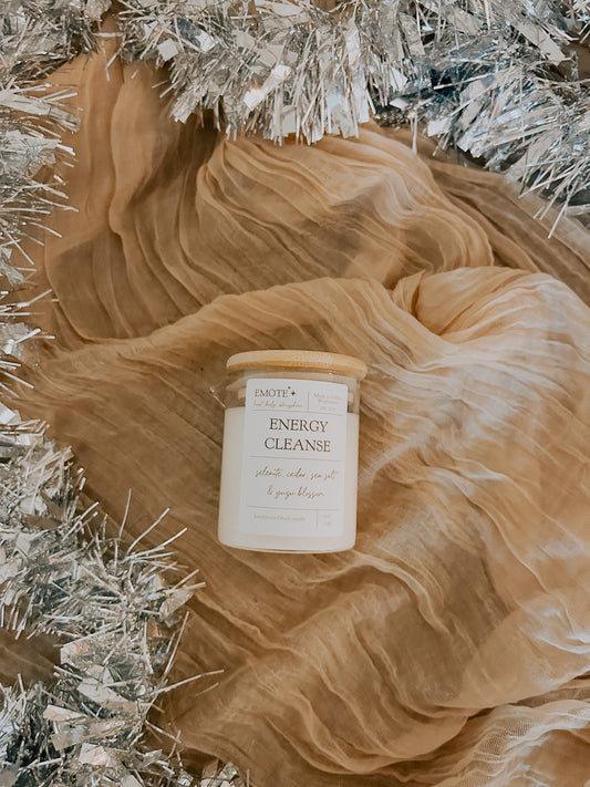 energy cleanse body candle