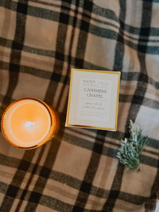 cashmere chapel 8 oz soy candle