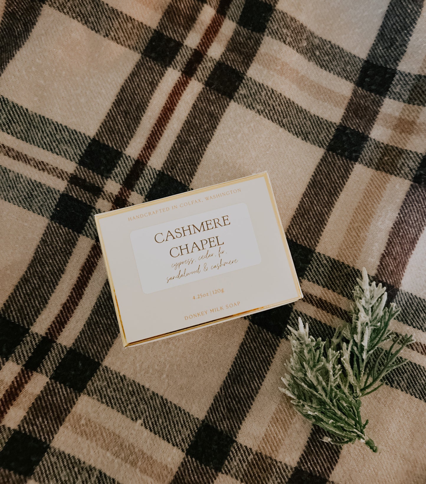cashmere chapel donkey milk soap