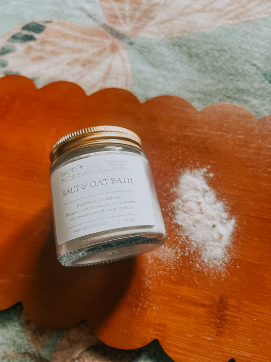 salt & oat bath