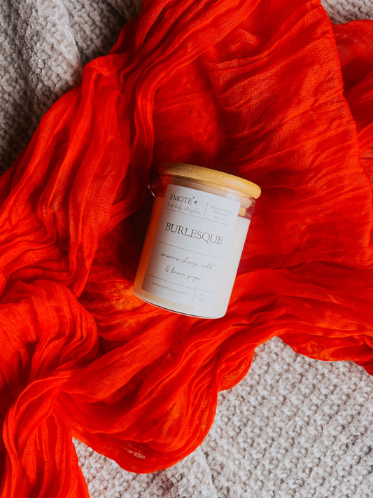 burlesque body candle