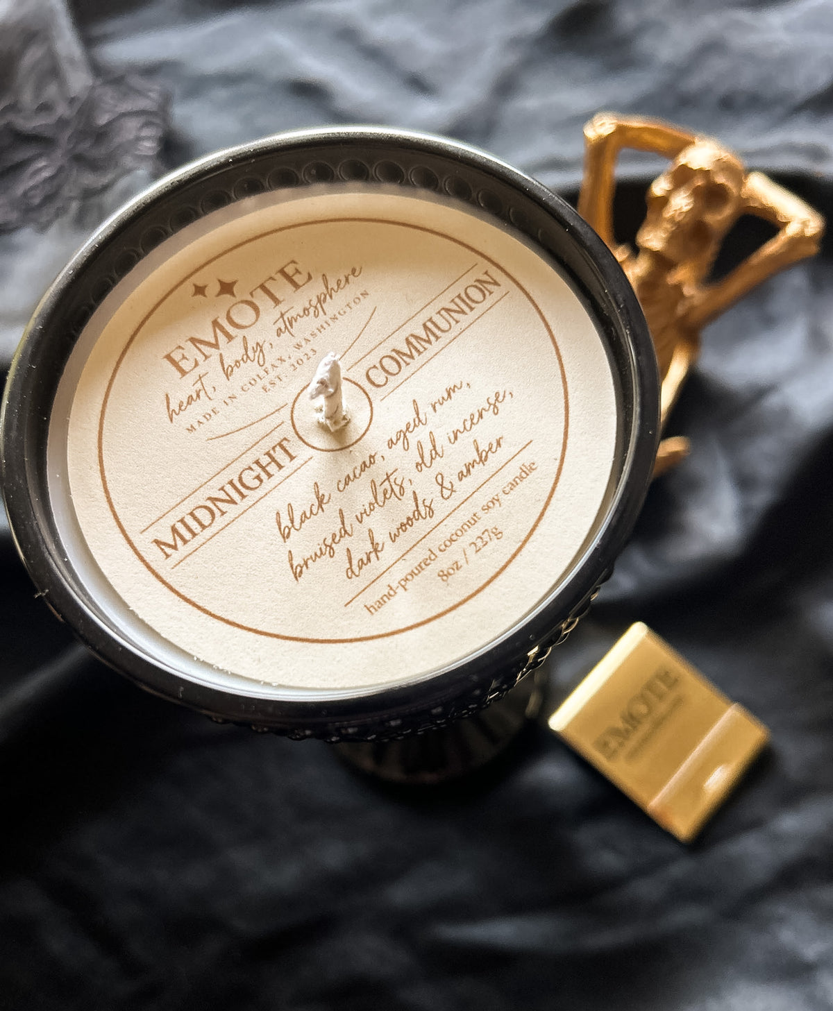 midnight communion 8 oz soy candle