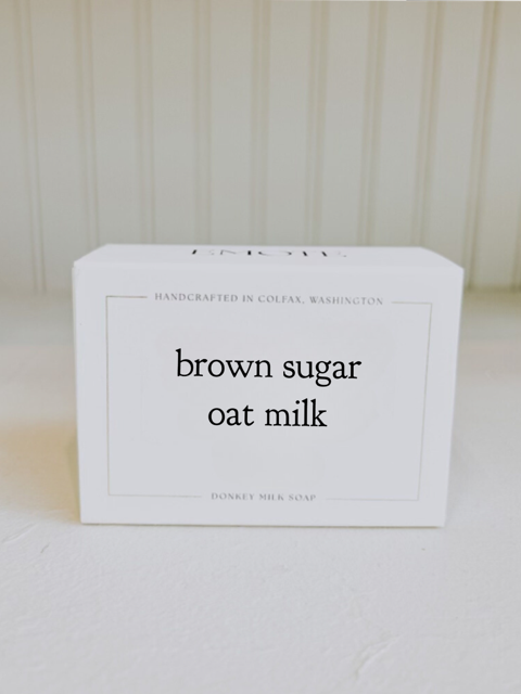 brown sugar oat milk donkey milk bar soap