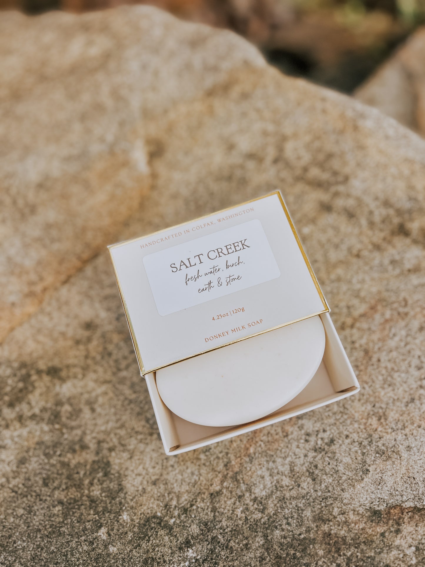 salt creek donkey milk soap bar