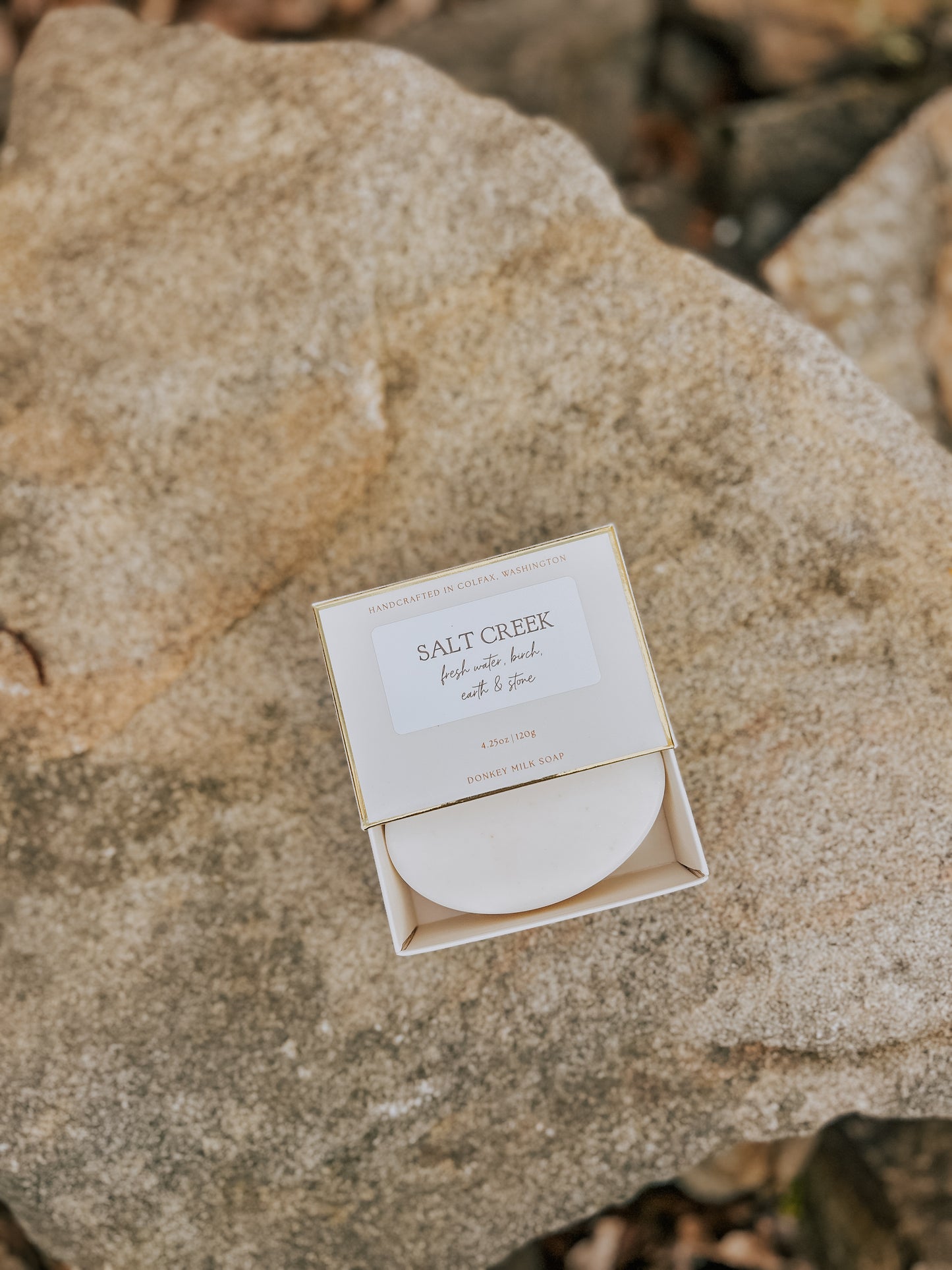 salt creek donkey milk soap bar
