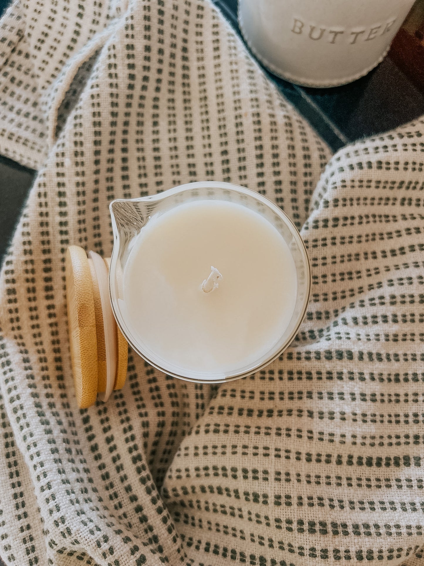 salted huckleberry butter body candle