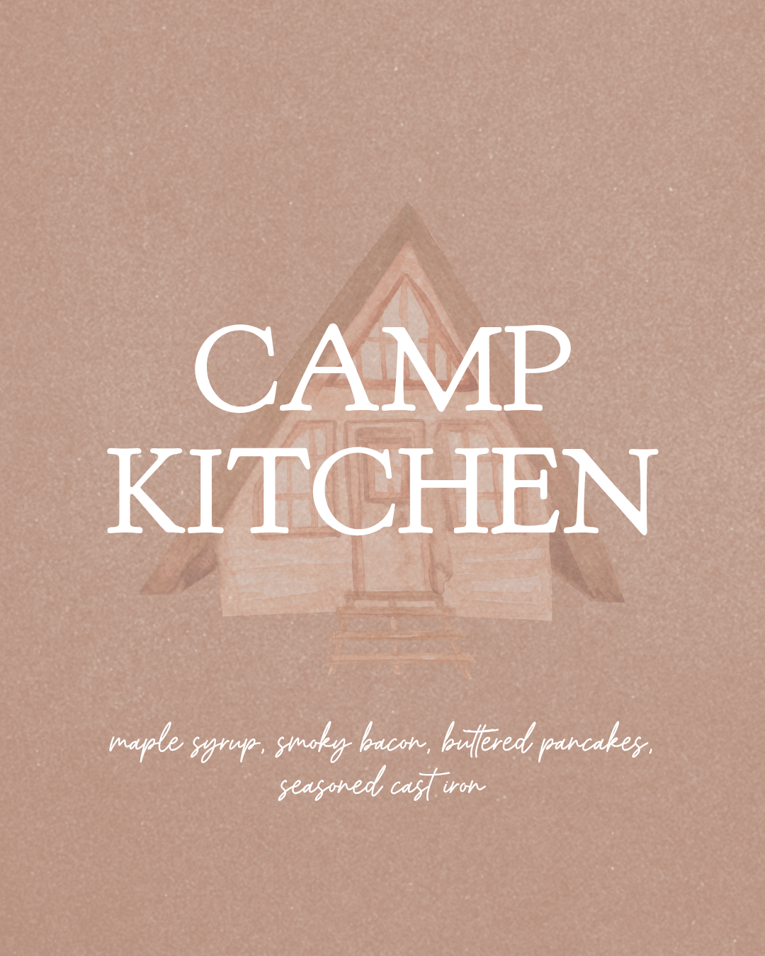 camp kitchen 8 oz soy candle