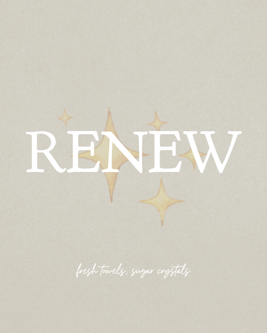 renew 8 oz soy candle