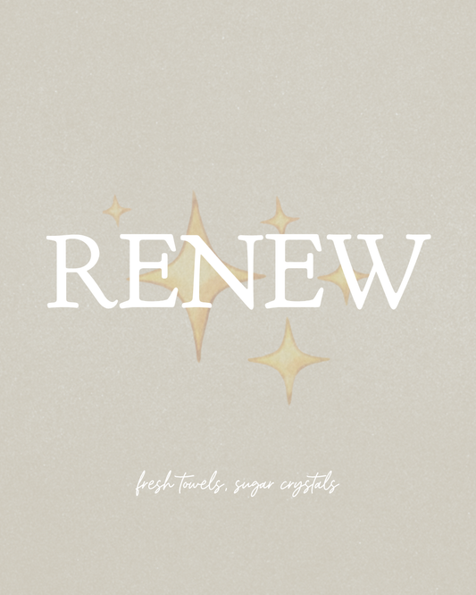 renew 8 oz soy candle