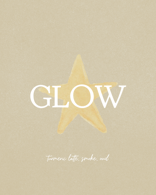 glow 8 oz soy candle