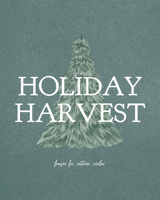 holiday harvest 8 oz soy candle