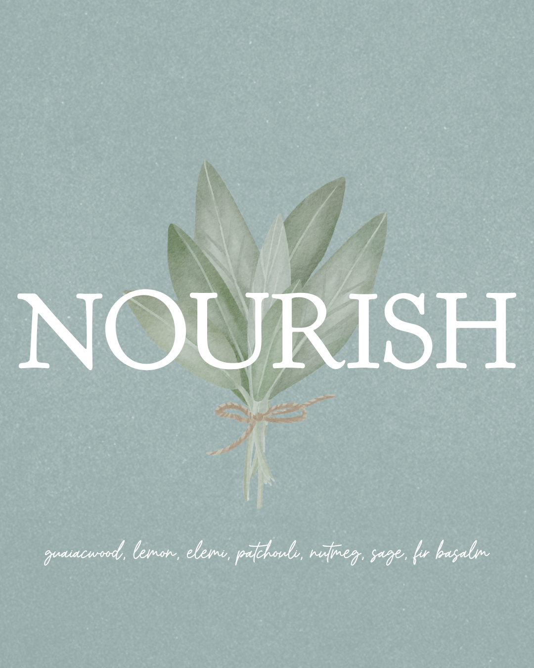 nourish 8 oz soy candle