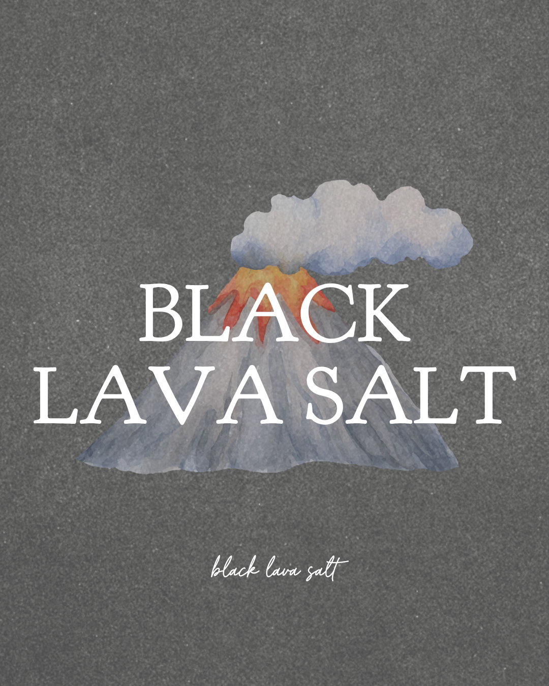 black lava salt soap bar