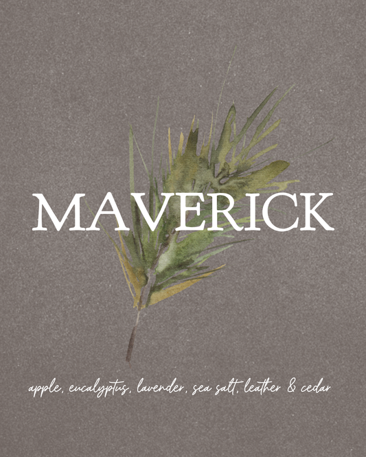 maverick 8 oz soy candle