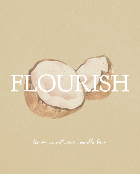 flourish 8 oz soy candle